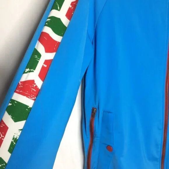 Puma Lightweight Full Zip Blue Track Jacket Size Small - Picture 5 of 9